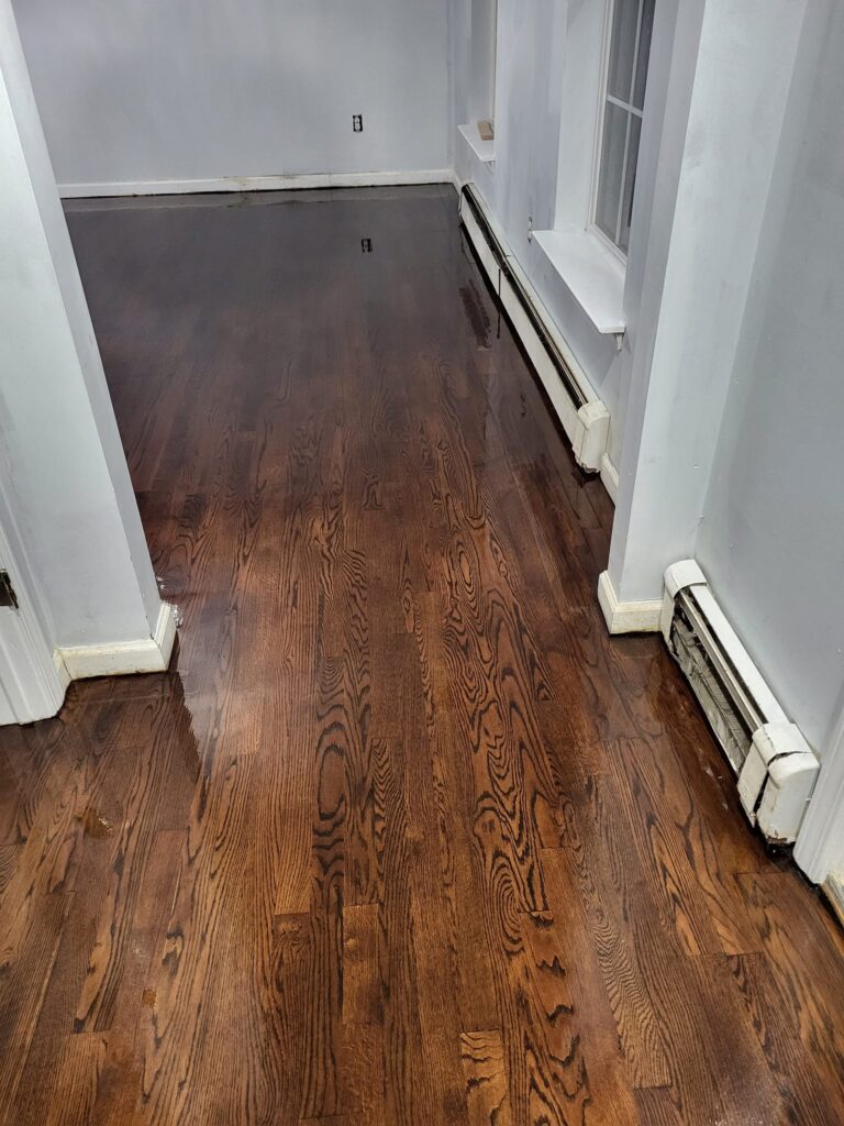 Virgen Floors - Hallway floor install after